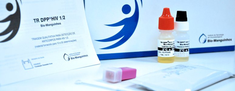 kit diagnostico tr dpp hiv 1 2 bio manguinhos fiocruz