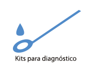 Kits de diagnóstico para detecção de doenças. Ícone com ilustração de um coletor. Clique aqui para saber mais sobre kits produzidos por Bio-Manguinhos/Fiocruz